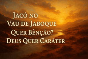 Jacó no Vau de Jaboque – Quer Bênção? Deus Quer Caráter!