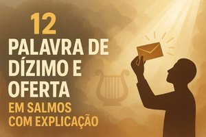 12 Palavra de Dízimo e Oferta em Salmos: Com Explicações Profundas Para o Momento Ofertório